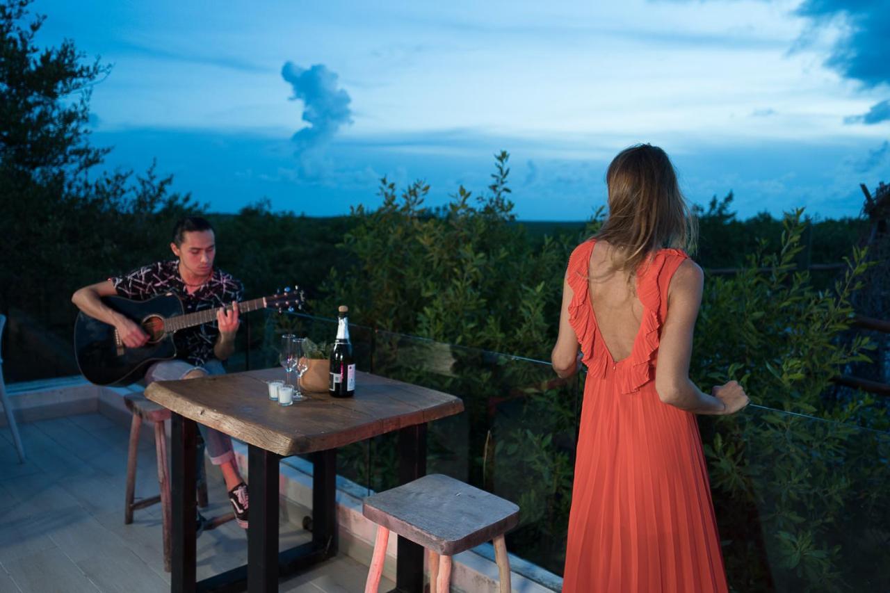 Sunset House Hotel Tulum Bagian luar foto
