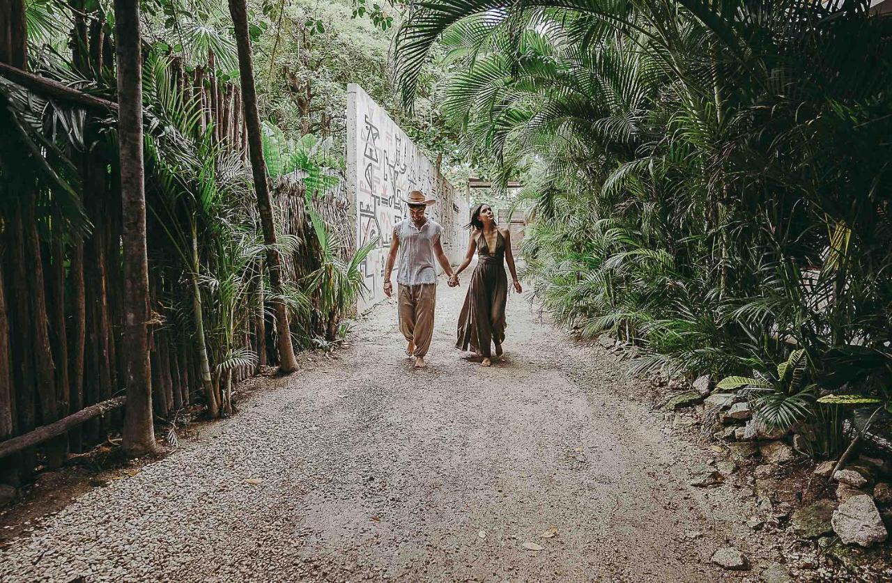 Sunset House Hotel Tulum Bagian luar foto